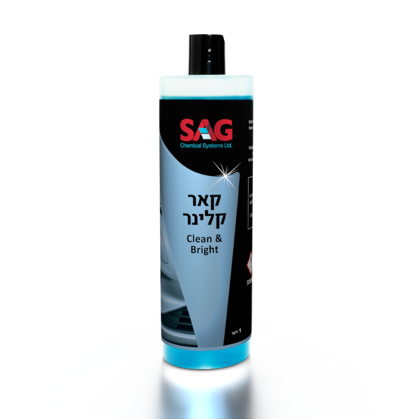 שמפו לרכב Clean&Bright | חומרי ניקוי לרכב