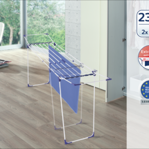 מתקן יבוש כביסה מתרחב CLASSIC Extendable 230 Solid תליה 23 מטר